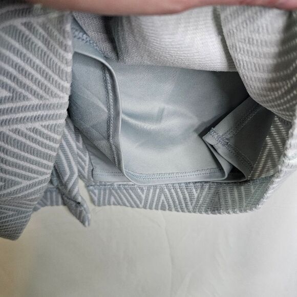 Banana Republic Blue Chevron Pencil Skirt Size 6 - Picture 7 of 11